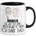 Geschenk für Slackline-Instruktorin Tasse Lustige Geschenkidee Geburtstag Ich Bin Slackline-Instruktorin Ich Darf Das Trendation