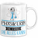 Physikerin Geschenk Tasse Becher Die Frau Die Allen Kann Geschenkidee für eine Physikerin Lustig Weiß Trendation