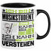 Musikstudent Geschenk Tasse Geschenkidee für Musikstudent Geburtstag Lustig Ich Bin Musikstudent Ich Kann Es Dir Erklären Aber Nicht Für Dich Verstehen Schwarz Trendation