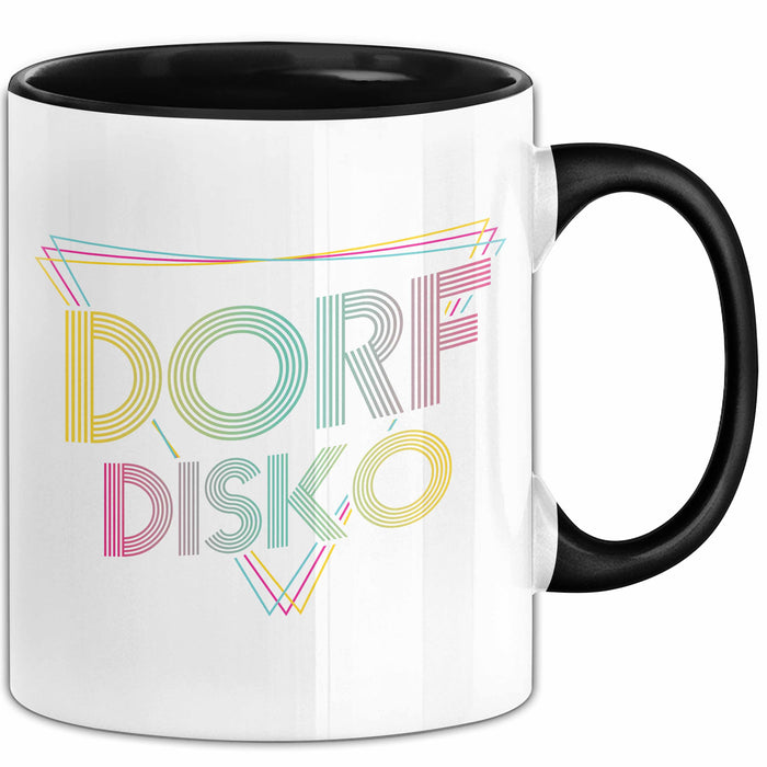 Dorfdisko Tasse Geschenk Dorf Kleinstadt Disko Trendation