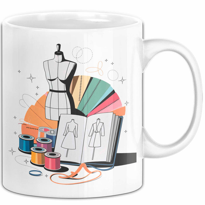 Modedesigner Tasse Geschenk Lustige Geschenkidee Spruch Für Stil Kreative Weiß Trendation