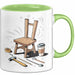 DIY Möbelbauer Tasse Geschenk Lustige Geschenkidee Spruch Für Holz DIY Macher Grün Trendation
