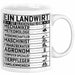 Landwirt Geschenk Tasse Lustiger Spruch Geschenkidee Ein Landwirt Ist Gleichzeitig Ein Weiß Trendation