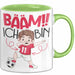 Bääm Ich Bin 11 Tasse Jungs Fußball Geschenk 11. Geburtstag Grün Trendation