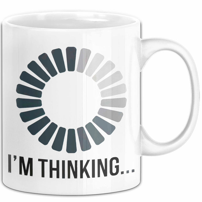 Gamer Gaming Liebhaber Tasse Geschenk Lustige Geschenkidee Spruch Ich Denke Nach Weiß Trendation