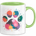 Hund Tierliebhaber Tasse Geschenk Lustige Geschenkidee Spruch Grün Trendation