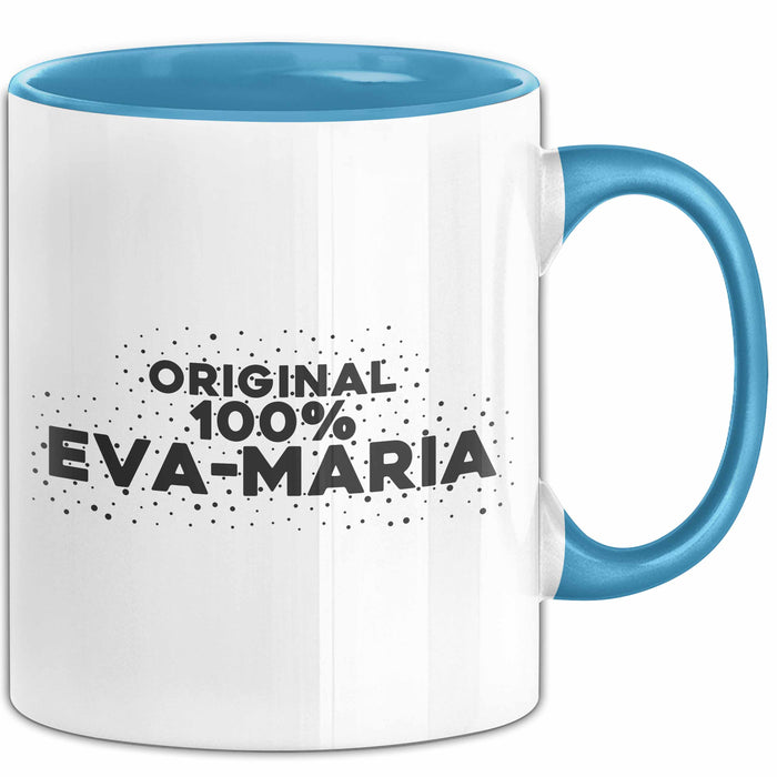 Eva-Maria Tasse Original 100% Eva-Maria Geschenk Blau Trendation