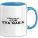 Eva-Maria Tasse Original 100% Eva-Maria Geschenk Blau Trendation