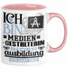 Mediengestalterin Ausbildung Start Geschenk Tasse Ich Bin Mediengestalterin In Der Ausbildung Ich Darf Das Kaffee-Becher Geschenkidee Rosa Trendation