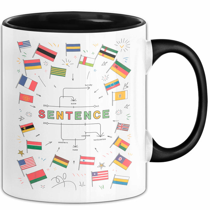 Sprachen Nerd Tasse Geschenk Lustige Geschenkidee Spruch Für Polyglotten Trendation