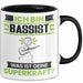 Bassist Tasse Geschenk für Bassist Geburtstag Lustiger Spruch Kaffee-Becher Was Ist Deine Superkraft Schwarz Trendation