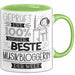 Beste Musikbloggerin Der Welt Tasse Geschenk für Eine Musikbloggerin Geprüft Und Sicher Geschenkidee Geburtstag Weihnachten Grün Trendation
