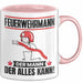 Feuerwehrmann Tasse Geschenk für Feuerwehrmann Der Mann Der Alles Kann Geschenkidee zum Geburtstag Rosa Trendation