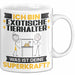 Exotische Tierhalter Tasse Geschenk für Exotische Tierhalter Geburtstag Lustiger Spruch Kaffee-Becher Was Ist Deine Superkraft Weiß Trendation