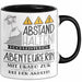 Abenteurerin Tasse Geschenk Lustig Abstand Halten Hochleistungs-Abenteurerin Mit Drang Zur Perfektion Bei Der Arbeit Trendation