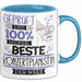 Beste Konzertpianistin Der Welt Tasse Geschenk für Eine Konzertpianistin Geprüft Und Sicher Geschenkidee Geburtstag Weihnachten Blau Trendation