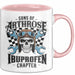 Biker Fahrradfahrer Tasse Geschenk Lustige Geschenkidee Spruch Sons Of Arthrose Ibuprofen Chapter Rosa Trendation