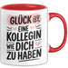 Office Arbeitskollege Tasse Geschenk Lustige Geschenkidee Spruch Glück Ist, Eine Kollegin Wie Dich Zu Haben Rot Trendation