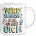 Bürokollege Tasse Geschenkidee Es Wird Hier Richtig Kacke Weiß Trendation