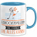 Eishockeyspielerin Geschenk Tasse Becher Die Frau Die Allen Kann Geschenkidee für eine Eishockeyspielerin Lustig Blau Trendation