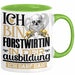 Forstwirtin Ausbildung Start Geschenk Tasse Ich Bin Forstwirtin In Der Ausbildung Ich Darf Das Kaffee-Becher Geschenkidee Grün Trendation