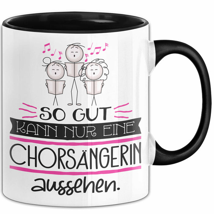 Chorsängerin Geschenk Tasse So Gut Kann Nur Eine Chorsängerin Aussehen Geschenkidee Geburtstag Weihnachten Lustig Trendation