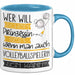 Volleyballspielerin Tasse Geschenk Spruch Wer Will Schon Prinzessin Sein Wenn Man Auch Volleyballspielerin Sein Kann Blau Trendation