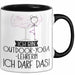 Geschenk für Outdoor-Yoga-Lehrerin Tasse Lustige Geschenkidee Geburtstag Ich Bin Outdoor-Yoga-Lehrerin Ich Darf Das Trendation