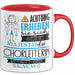 Chorleiterin Tasse Geschenk Lustiger Spruch Bitte Erheben Sie Sich Seine Majestät Die Chorleiterin Betritt Den Raum Rot Trendation