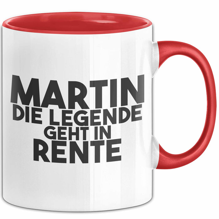 Martin Tasse Martin – Die Legende Geht In Rente Geschenk