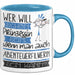 Abenteuerfilmerin Tasse Geschenk Spruch Wer Will Schon Prinzessin Sein Wenn Man Auch Abenteuerfilmerin Sein Kann Blau Trendation