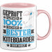 Kiteboarder Geschenk Lustiger Spruch für Kiteboarder Geschenkidee Bester Kiteboarder Der Welt Rosa Trendation