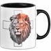 Jesus Löwe von Juda Tasse Geschenk Lustige Geschenkidee Spruch Schwarz Trendation