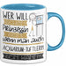Aquarium-Tüftlerin Tasse Geschenk Spruch Wer Will Schon Prinzessin Sein Wenn Man Auch Aquarium-Tüftlerin Sein Kann Blau Trendation