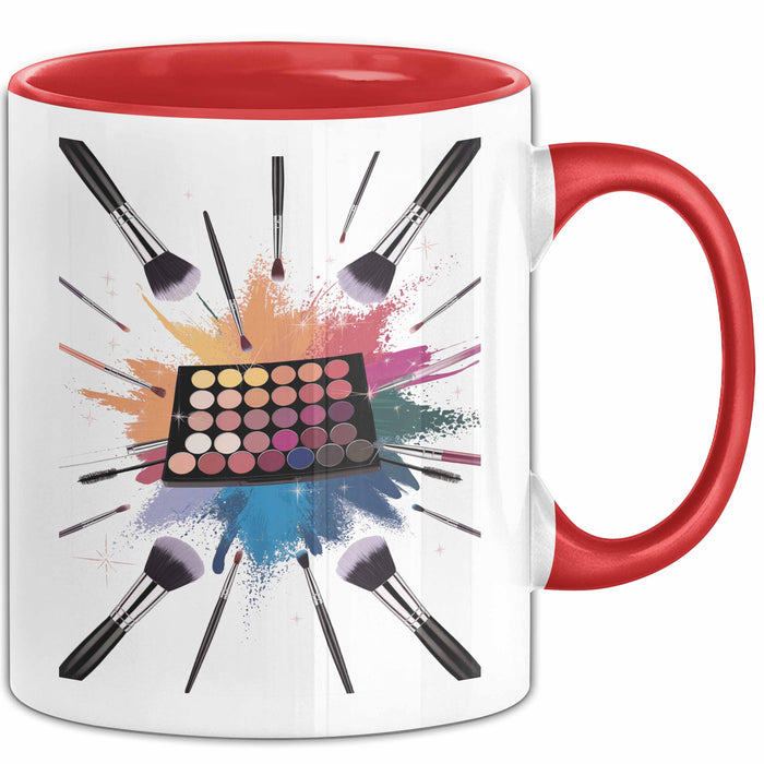 Make Up Artist Tasse Geschenk Lustige Geschenkidee Spruch Für Beauty Kreative Rot Trendation