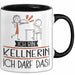 Geschenk für Kellnerin Tasse Lustige Geschenkidee Geburtstag Ich Bin Kellnerin Ich Darf Das Trendation