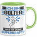 Golfer Tasse Geschenk für Golfer Geburtstag Lustiger Spruch Kaffee-Becher Was Ist Deine Superkraft Grün Trendation