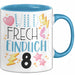 Witzige Tasse Geschenk Wild Frech Und Einfühlsam Süßes Design Blau Trendation