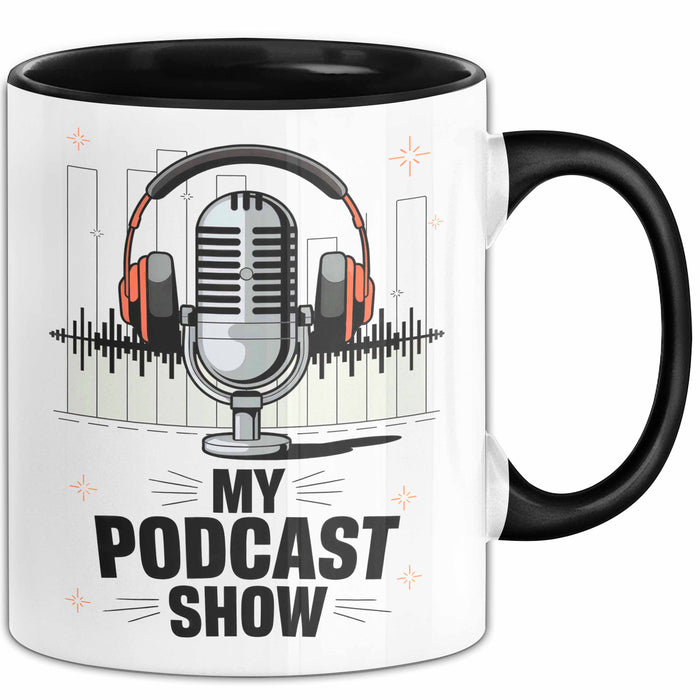 Podcast Gastgeber Tasse Geschenk Lustige Geschenkidee Spruch Für Audio Geschichtenerzähler Trendation