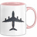 Flughafenmitarbeiter Tasse Geschenkidee für Crew Mitglied Rosa Trendation