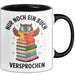 Buchleser Eule Lesen Tasse Geschenk Lustige Geschenkidee Spruch Nur Noch Ein Buch Versprochen Schwarz Trendation