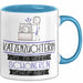 Katzenzüchterin Weil Es Keinen Schöneren Beruf Gibt Tasse Geschenk für Eine Katzenzüchterin Lustig Blau Trendation