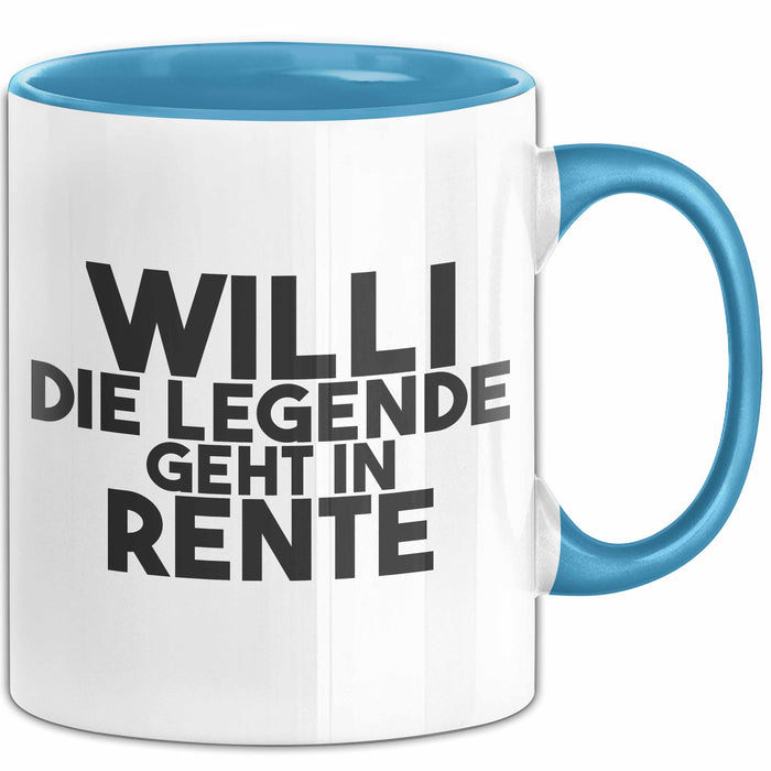 Willi Tasse Willi – Die Legende Geht In Rente Geschenk