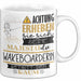 Wakeboarderin Tasse Geschenk Lustiger Spruch Bitte Erheben Sie Sich Seine Majestät Die Wakeboarderin Betritt Den Raum Weiß Trendation
