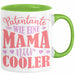 Patentante Geschenk Tasse Spruch Geschenkidee Beste Patentante Wie Eine Mama Nur Cooler Kaffee-Becher Grün Trendation