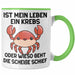Dank Meme Tasse Spruch Internet Meme Geschenkidee Depressionen Ist Mein Leben Ein Krebs Oder Wieso Geht Die SCH Schief? Grün Trendation