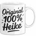 Heike Tasse Geschenk Original 100% Heike Geschenkidee Geburtstag Weiß Trendation