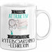 Kiteboarding-Lehrerin Tasse Geschenk Becher Stark Attraktiv Furchtlos Kiteboarding-Lehrerin Lustige Geschenkidee Weiß Trendation