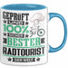 Radtourist Geschenk Lustiger Spruch für Radtourist Geschenkidee Bester Radtourist Der Welt Blau Trendation