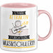 Musikschülerin Tasse Geschenk Becher Stark Attraktiv Furchtlos Musikschülerin Lustige Geschenkidee Rosa Trendation